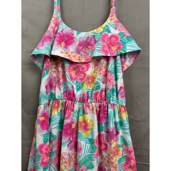 The Children's Place Girls Sleeveless Floral Hi-Low Maxi Dress, Size M (7/8) - Picture 2 of 5